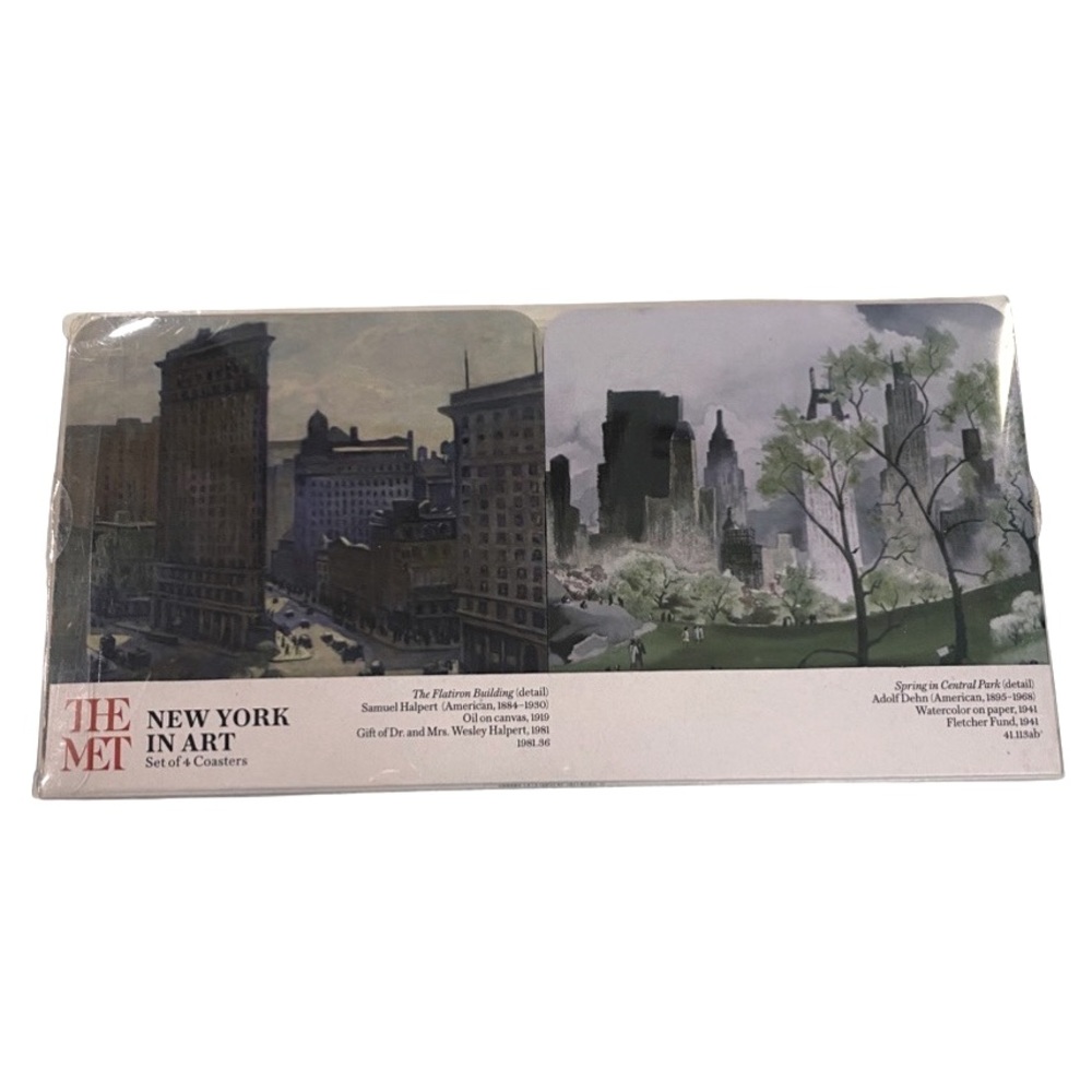 THE MET Museum Coasters with Cork Back